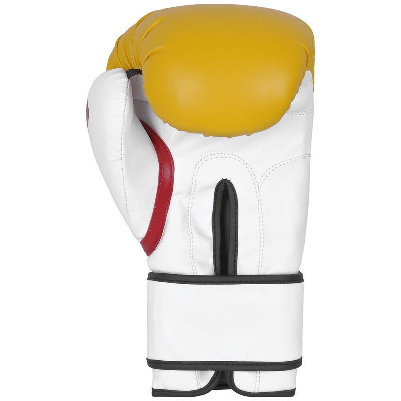 DEFY Challenge Your Fear DEFY Tiger Model Boxing Gloves for Men & Women â€“ PremiumTraining Gloves for MMA, Muay Thai, Kickboxing & Sparring with Max-Shock Foam Padding & Secure Fit (Yellow, 14 oz) - Image 3